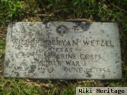 Wilbur Obryan Wetzel, Sr