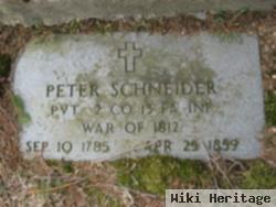 Pvt Peter Schneider