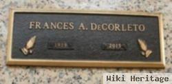 Frances A Decorleto