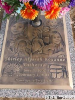 Alyssah Rosanne "shirley" Totherow