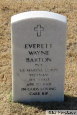 Pvt Everett Wayne Barton