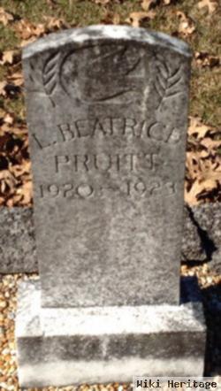 L Beatrice Pruitt