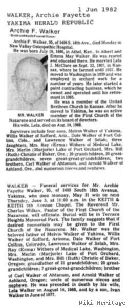 Archie Fayette Walker