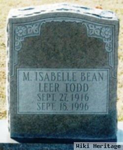 M. Isabelle Bean Todd