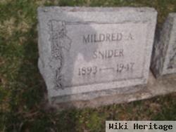 Mildred A. Mckinley Snider