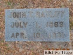 John Thomas "johnny" Ratliff