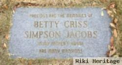 Betty Criss Jacobs