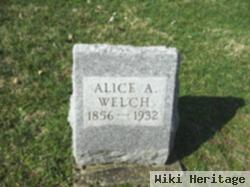 Alice A Welch