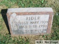 Mary "molly" Macenna Rider