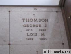 George J Thomson