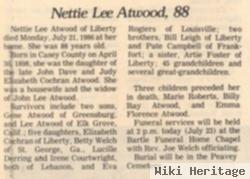 Nettie Lawrence Lee Atwood