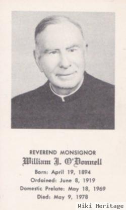 Rev William Joseph O'donnell