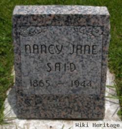 Nancy Jane Said