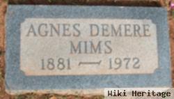 Mary Agnes Demere Mims