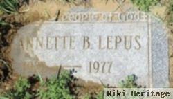 Annette B Lepus