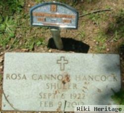 Rosa Cannon Hancock Shuler