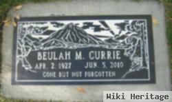 Beulah M Currie