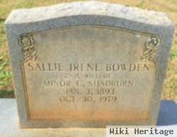 Sallie Irene Bowden Shadburn