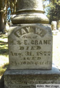 Fay W Crane