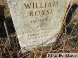 Pvt William Royse