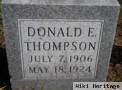 Donald E Thompson