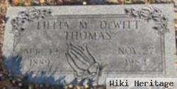 Lillia M Dewitt Thomas