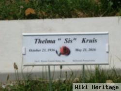 Thelma W "sis" Walter Kruis