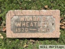 Wanda B Wheatley