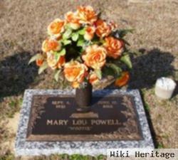 Mary Lou "wootie" Smith Powell