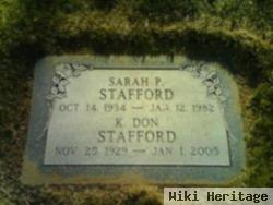 Sarah P Stafford