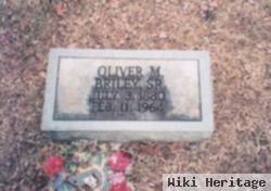 Oliver M Briley, Sr