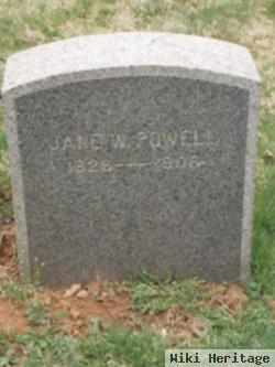 Jane W. Powell