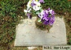 Alice T Shanks