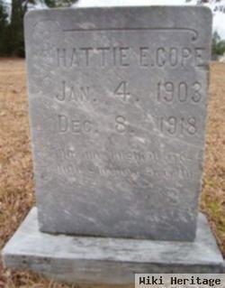 Hattie E Cope