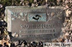 Sadie P Nash