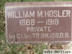 William M Hosler