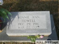 Winnie Ann Jenkins Tidwell