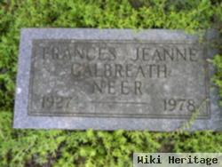 Frances Jean Galbreath Neer