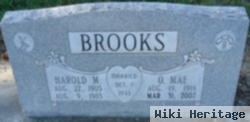 Harold M Brooks