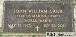 Lieut John William Carr