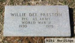 Willie Dee Preston