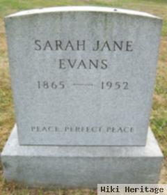 Sarah Jane Evans