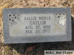 Sallie Merle Turner Taylor