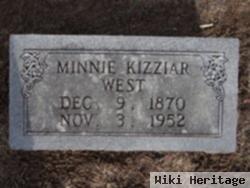 Minnie Ermine "nanny" Kizziar West