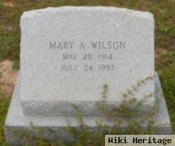 Mary A Wilson