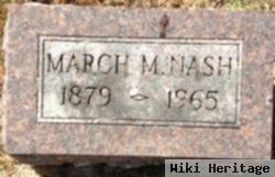 March M Nash