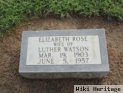 Elizabeth "lizzie" Rose Watson