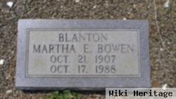 Martha E. Bowen Blanton