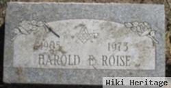 Harold E. Roise