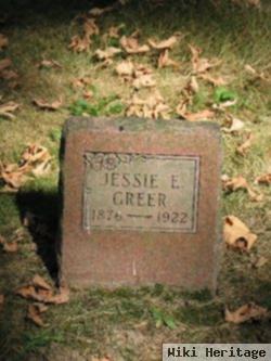 Jessie E Hall Greer